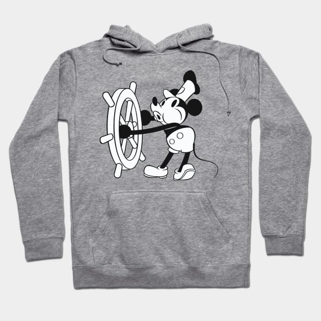 Steamboat Willie Hoodie by kareemik